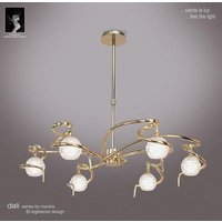 M0079PB Dali 6 Light Polished Brass Chandelier