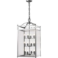 IL31105 Aston 12 Light Chrome Ceiling Lantern