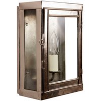 Oxbridge N475 Solid Brass Nickel Plated 1 Light  Box Lantern