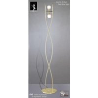 M0101PB Dali 2 Light Polished Brass Floor Lamp