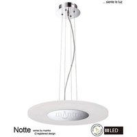 M8121 Notte LED 1 Light Round Ceiling Pendant in Chrome