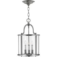 HK-GENTRY-P-M-PW Gentry 4 Light Pewter Round Hanging Ceiling Lantern