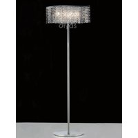 Diyas IL30576 Fabio Floor Lamp in Polished Chrome Finish