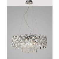 Diyas IL31062 Kenzie Crystal Ceiling Pendant Light