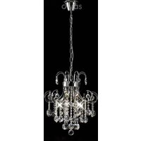 Diyas IL31055 Rosina Ceiling Pendant Light in Polished Chrome Finish