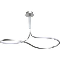 Mantra M5002 Nur XL LED Ceiling Light in Silver And Chrome - Length: 1200mm