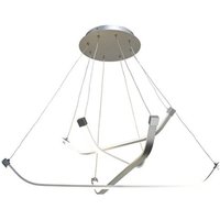 Mantra M5571 Papua LED Ceiling Pendant In Silver And Chrome - Dia: 827mm