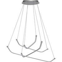 Mantra M5570 Papua LED Ceiling Pendant In Silver And Chrome - Dia: 1035mm