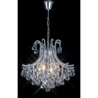 Diyas IL30016 Bask Ceiling Pendant Light in Polished Chrome