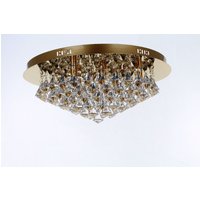 Impex CFH011025/12/G Parma 12 Light Gold Flush Ceiling Light