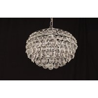 Impex CF311201/04/CH Adaliz Four Light Ceiling Pendant Light In Chrome