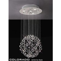 IL30780 Colorado 4 Light Crystal Ceiling Pendant