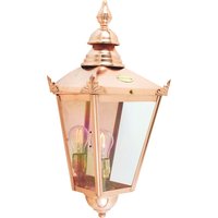 Norlys CS7-COPPER Chelsea Wall Lantern Copper with Clear Lens