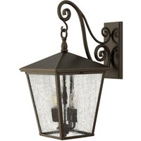 HK/TRELLIS2/L Trellis 4 Light Large Wall Lantern Light In Regency Bronze - Height: 565mm