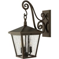 HK/TRELLIS2/M Trellis 3 Light Medium Wall Lantern Light In Regency Bronze - Height: 502mm