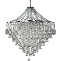 Searchlight 3497-7CC Dorchester 7 Light Crystal Chandelier