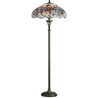Interiors 1900 64323 Sullivan Tiffany Floor Lamp: Height - 1600mm