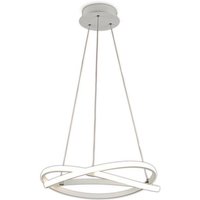 M5990 Infinity Dimmable LED Medium Ceiling Pendant Light In White