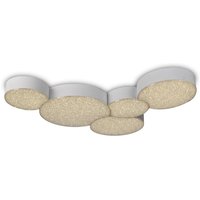 Mantra M5768 Lunas LED Flush Ceiling Light In White