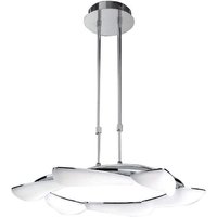 Mantra M3800 Mistral 6 Light LED Pendant Light In Chrome - Dia: 650mm