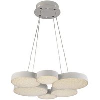 Mantra M5761 Lunas LED Small Round Pendant Light In White - Dia: 610mm