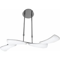 Mantra M3804 Mistral 4 Light LED Linear Pendant Light In Chrome