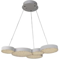 Mantra M5762 Lunas LED Linear Pendant Light In White