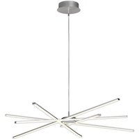 M5911 Star LED Large Ceiling Pendant Light In Silver And Chrome - Dia: 1030mm