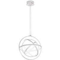 M5741 Orbital Medium LED Pendant Light In White - Dia: 600mm