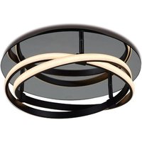 M5812 Infinity Dimmable LED Flush Ceiling Light In Brown Oxide