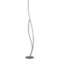M6108 Corinto LED Floor Light In Silver/Chrome