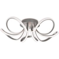 M5916 Knot 5 Light LED Semi Flush Ceiling Light In Silver And Chrome
