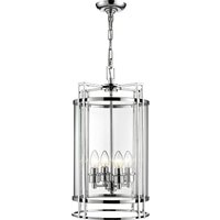 Diyas IL31083 Eaton 4 Light Ceiling Pendant Light in Polished Chrome