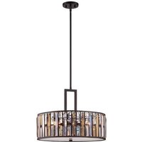 HK/GEMMA/P/C VBZ Gemma 3 Light Vintage Bronze Cylindrical Pendant