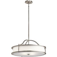 KL/EMORY/P/M CLP Emory 4 Light Chandelier/Semi Flush Ceiling Light In Classic Pewter