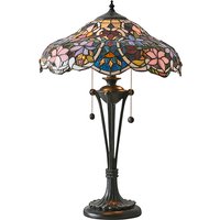 Interiors 1900 64326 Sullivan Tiffany Medium Table Lamp: Height - 640mm