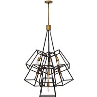 HK-FULTON-7P Fulton 7 Light Chandelier Ceiling Light In Bronze