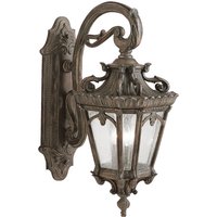 Elstead KL-TOURNAI2-XL Tournai 3 Light X-Large Wall Lantern Light In Londonderry