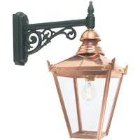 Norlys CS2-COPPER Chelsea Wall Lantern Copper with Clear Lens