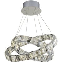 Searchlight 4812-2CC Optica Ceiling Pendant Light In Chrome