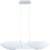 Mantra M5872 Flow 6 Light Ceiling Pendant Light In Chrome And Gloss White