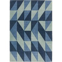 Asiatic Reef Flag Blue Pure Wool Rug Blue Mix