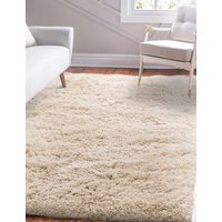 Asiatic Fluffy Shaggy Rug Taupe