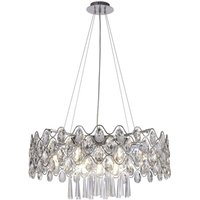 Diyas IL31062/G9 Kenzie Sixteen Light Ceiling Pendant Light In Polished Chrome