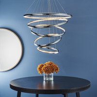 Endon 81906 Ozias 5 Light Ceiling Pendant In Chrome Plate And Clear Crystal