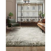 Asiatic Kuza Border Woven Rug Green