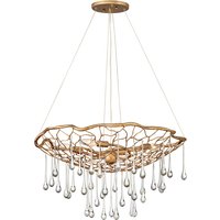 Quintiesse QN-LAGUNA-4P Laguna 4 Light Ceiling Pendant Light In Gold Finish
