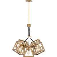 Quintiesse QN-ENSEMBLE5P-BB Ensemble 5 Light Cluster Ceiling Pendant In Brushed Bronze