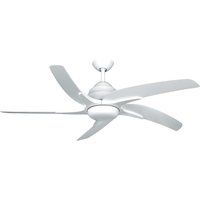 Fantasia 116004 Viper Plus 44 Inch White Fan With LED Light