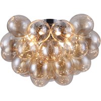 Balbo Semi Flush Ceiling Ceiling Lamp Nickel, 8 Light, G9